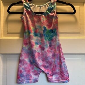 Colorful Kids Gymnastics Unitard
